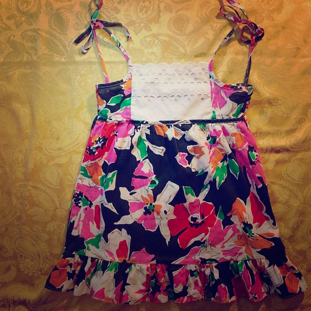70's Vintage little girl dress